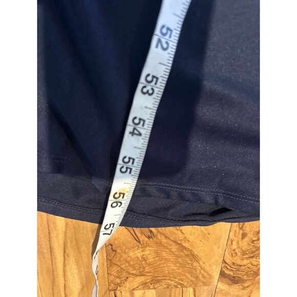 KOHKOH Cap Sleeve V-Neck Flowy Cocktail Party Gown Formal Attire Dress Navy Blue - Picture 8 of 9